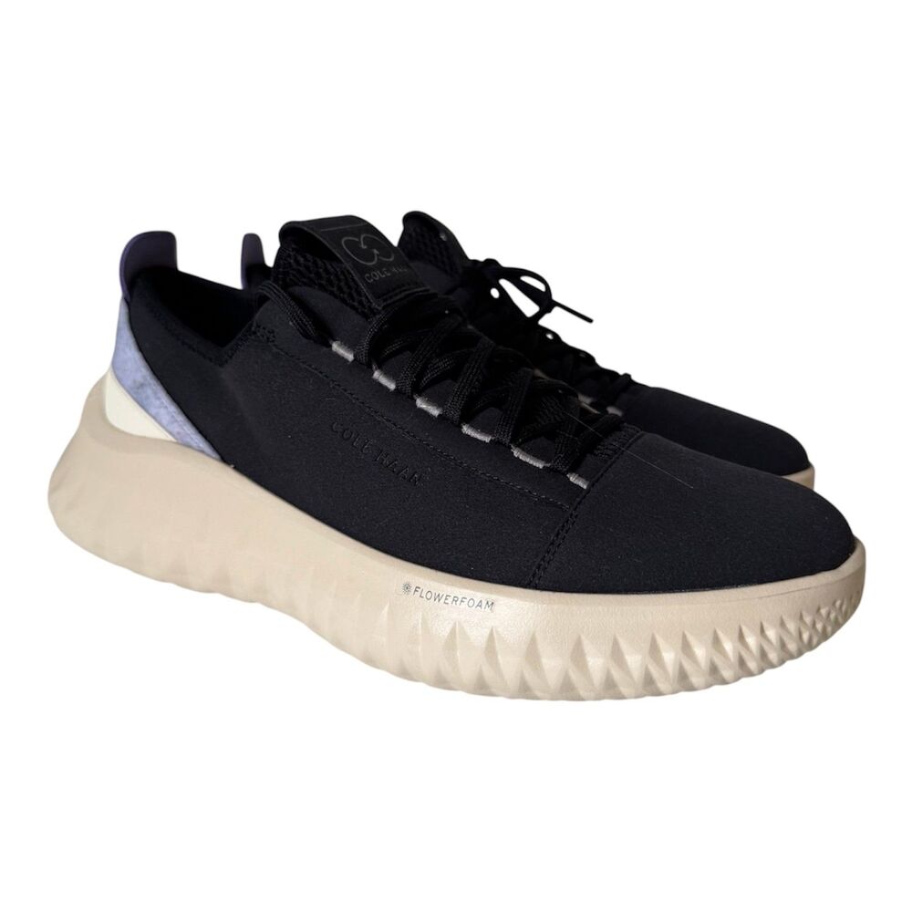 Cole Haan Generation ZeroGrand II Black Sneakers Womens 10.5 B FlowerFoam NWB